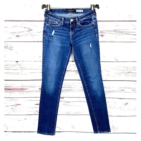 Aeropostale Denim - AEROPOSTALE | Distressed Low-Rise Skinny Jeans
